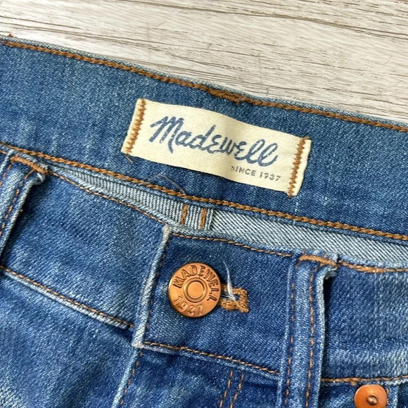 Madewell High Riser Skinny Skinny Jeans in blue size 27 - Picture 4 of 14